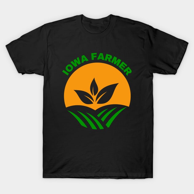 Iowa Farmer T-Shirt by MtWoodson